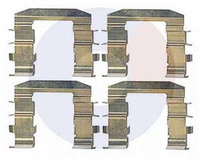 CARRAB BRAKE PARTS 2464 -  Комплектующие, колодки дискового тормоза